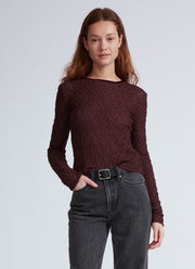 rag & bone Ellie Lace Long Sleeve Tee
