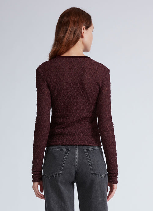 Ellie Lace Long Sleeve Tee