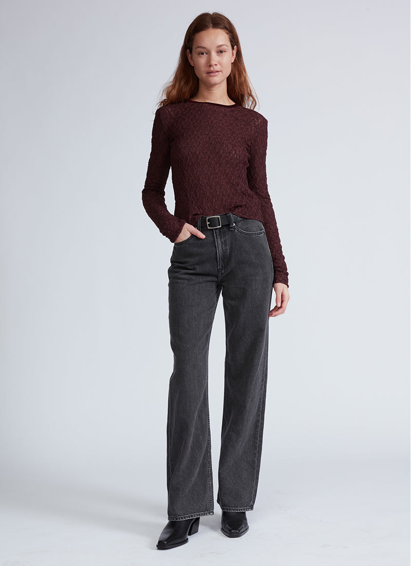 Ellie Lace Long Sleeve Tee