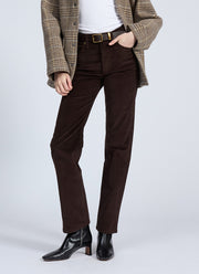 rag & bone Harlow Mid Rise Straight Corduroy