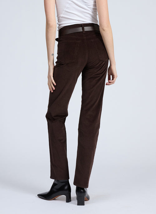 rag & bone Harlow Mid Rise Straight Corduroy