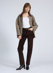 rag & bone Harlow Mid Rise Straight Corduroy