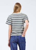 rag & bone Kelly Stripe Boxy Jersey Tee