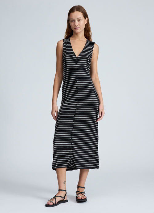 rag & bone The Knit Button Tank Dress