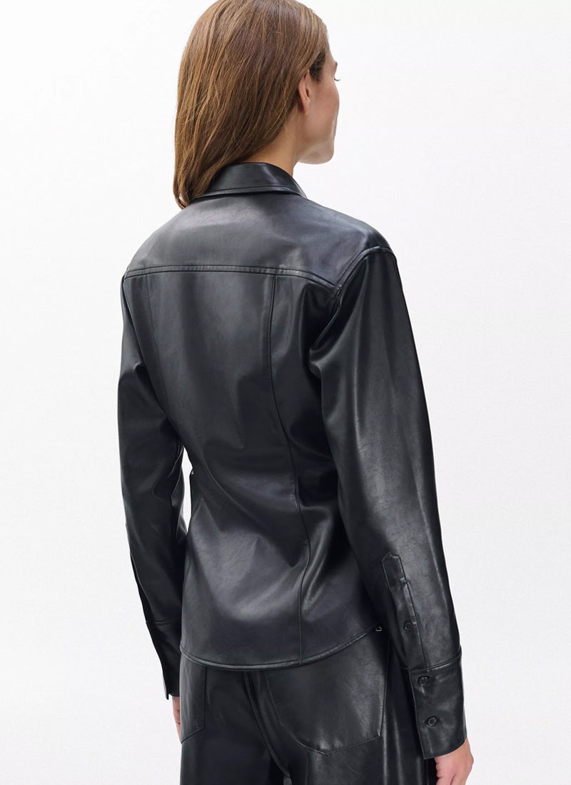Leah Faux Leather Shirt by rag & bone | Andrews