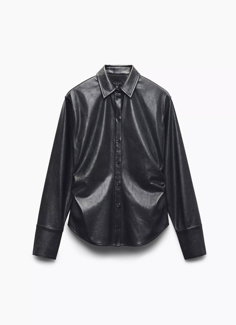 Leah Faux Leather Shirt by rag & bone | Andrews