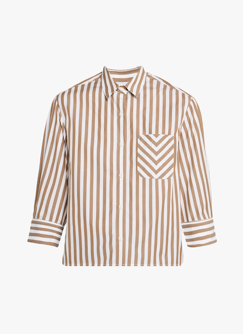 Luca Stripe Poplin Shirt