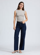 rag & bone Luca Striped Open Back Tee