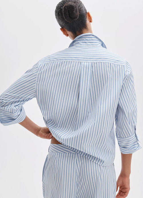 Lucia Stripe Poplin Shirt