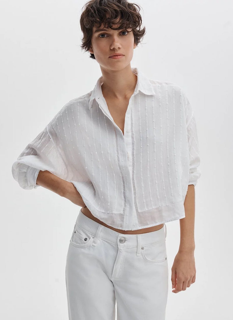 rag & bone Marin Long Sleeve Combo Shirt