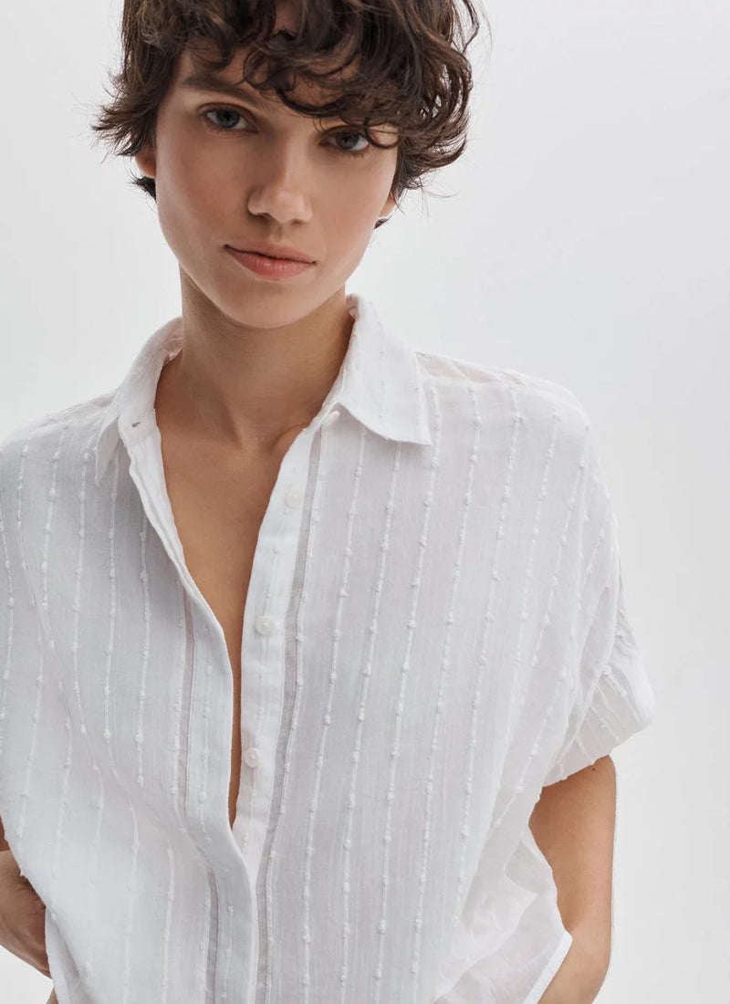 rag & bone Marin Long Sleeve Combo Shirt
