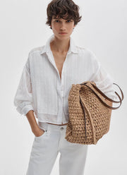 rag & bone Marin Long Sleeve Combo Shirt