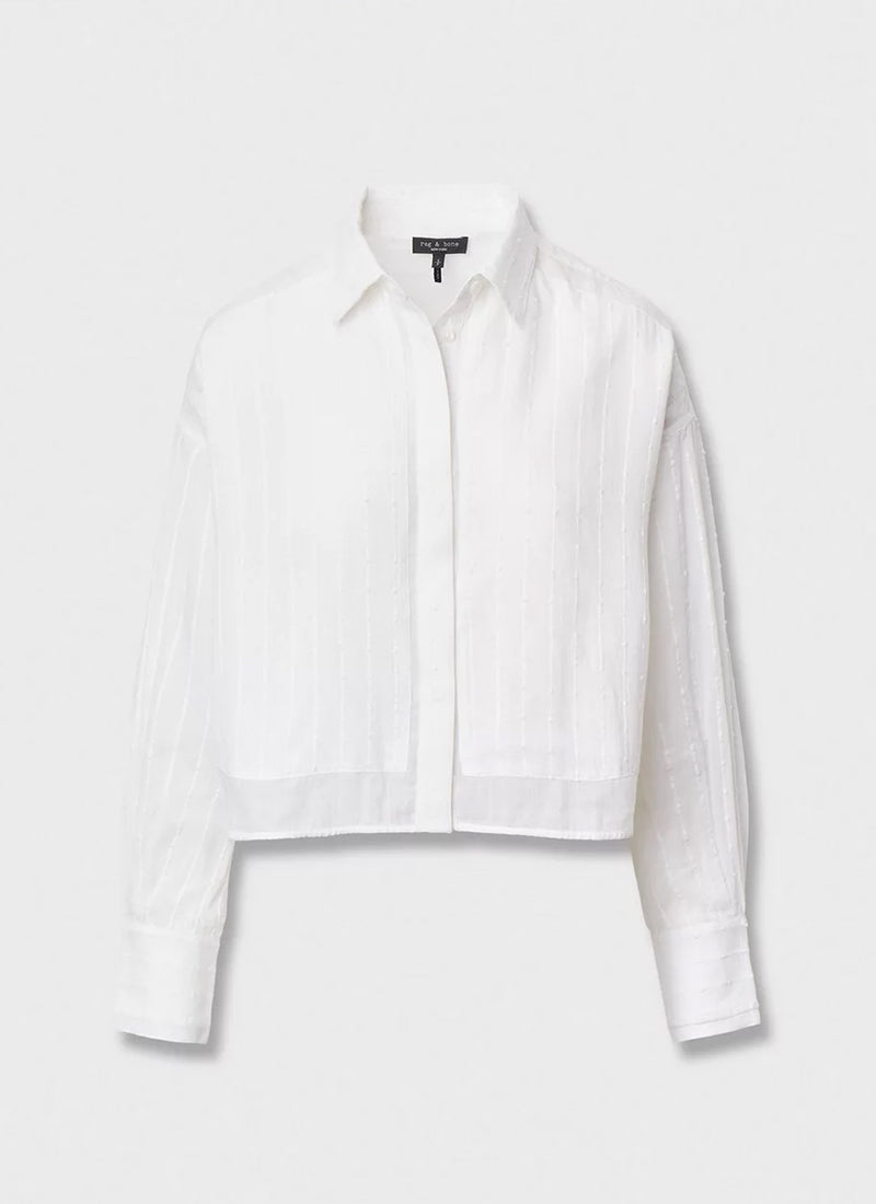 rag & bone Marin Long Sleeve Combo Shirt
