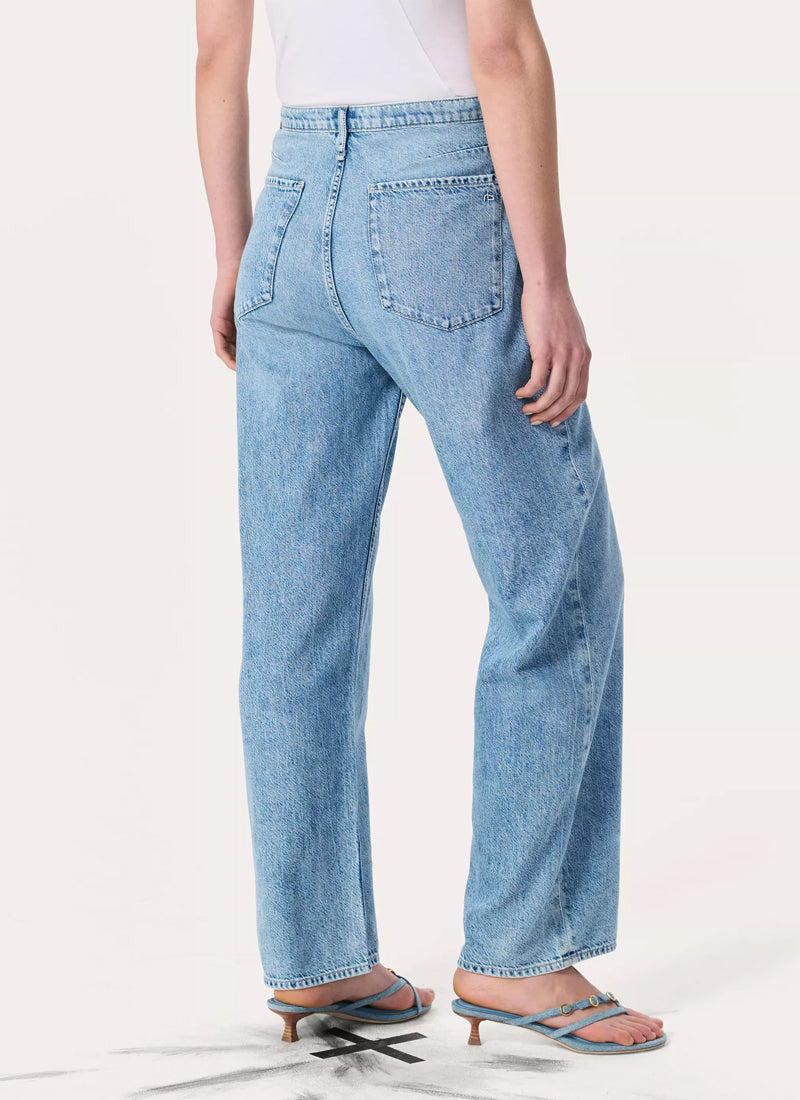 rag & bone Phoebe Dstring Ultra Feather Wide Leg Jeans