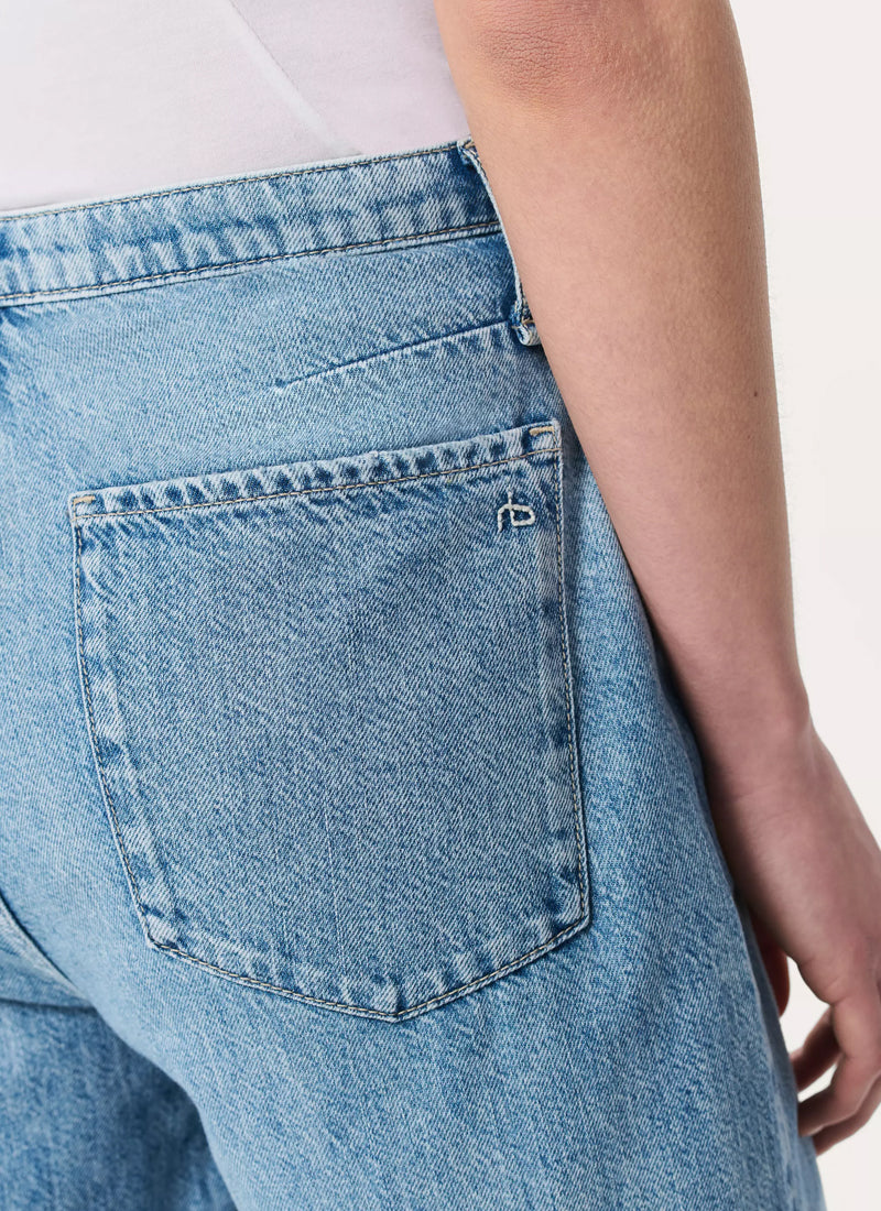 rag & bone Phoebe Dstring Ultra Feather Wide Leg Jeans