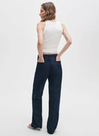 Featherweight Phoebe Drawstring Wide-Leg Jeans