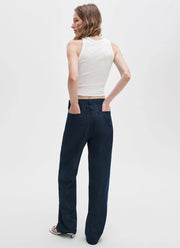 Featherweight Phoebe Drawstring Wide-Leg Jeans