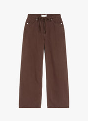 Featherweight Phoebe Drawstring Wide-Leg Jeans