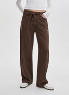 Featherweight Phoebe Drawstring Wide-Leg Jeans