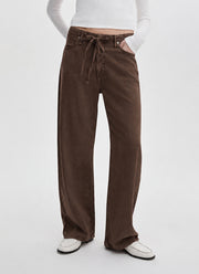 Featherweight Phoebe Drawstring Wide-Leg Jeans