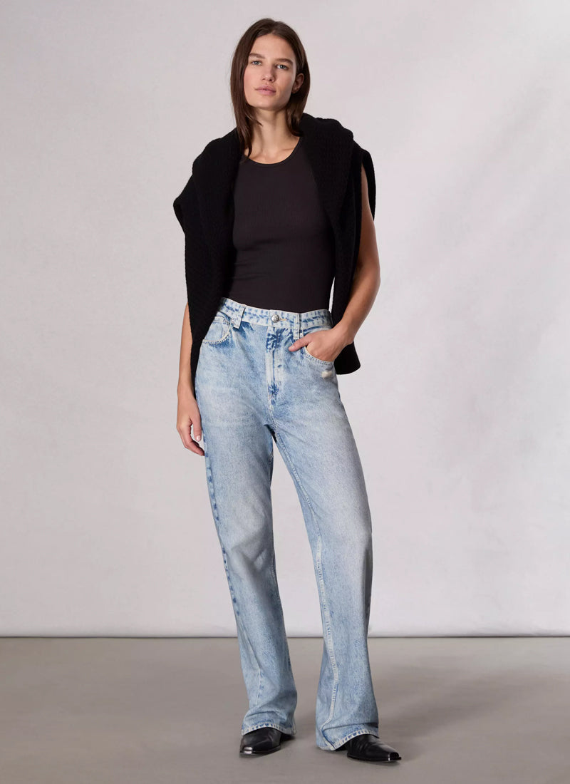rag & bone Miramar Shea Relaxed Straight Jeans