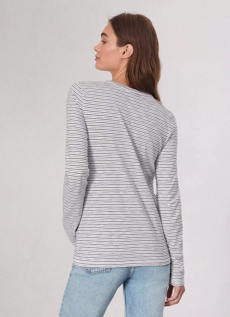 rag & bone The Slub Striped Long-Sleeve T-Shirt