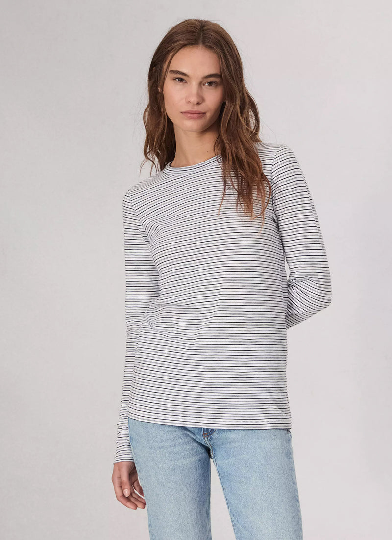 rag & bone The Slub Striped Long-Sleeve T-Shirt
