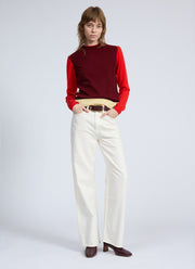 rag & bone Taron Colorblock Crew Neck Sweater