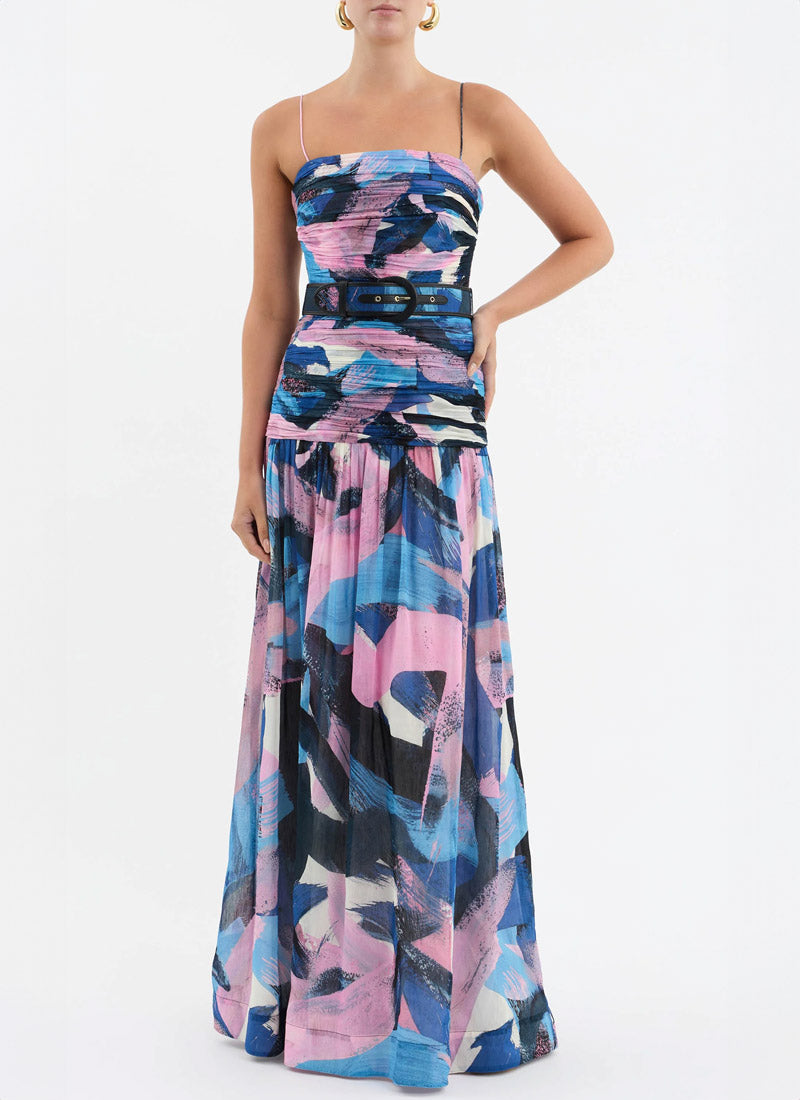 Rebecca Vallance Francois Print Maxi Dress