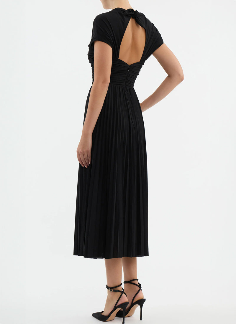 Rebecca Vallance Madison Short-Sleeve Midi Dress