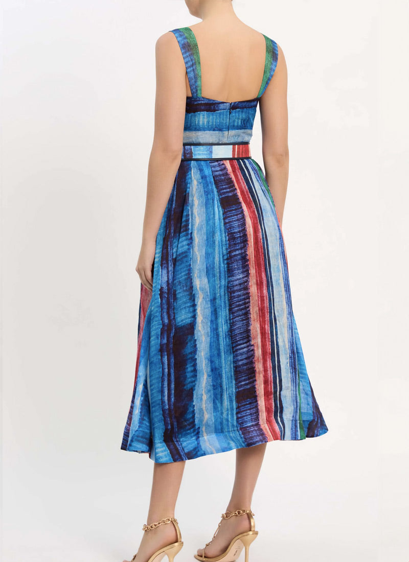 Rebecca Vallance Rimini Printed Midi Dress