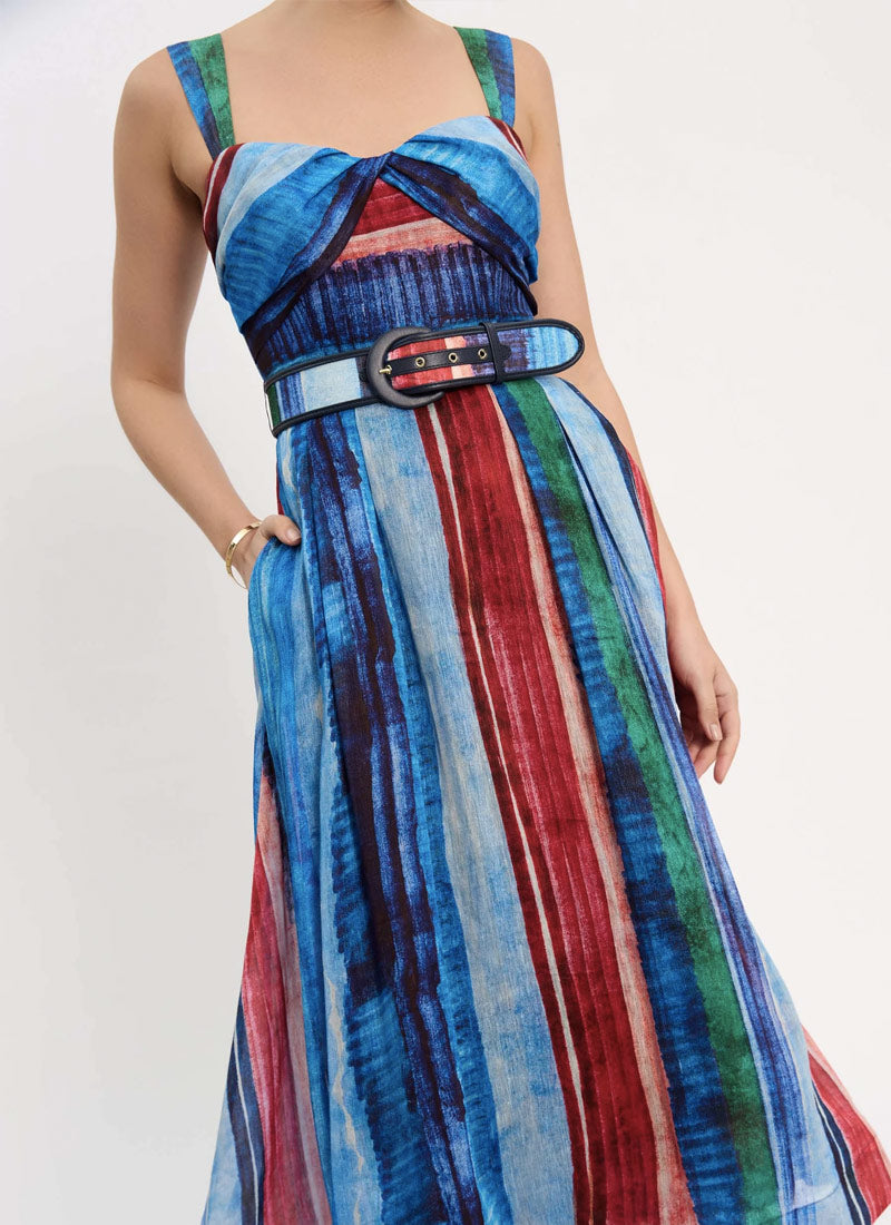 Rebecca Vallance Rimini Printed Midi Dress