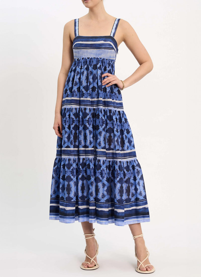 Rebecca Vallance Shiloh Printed Midi Dress