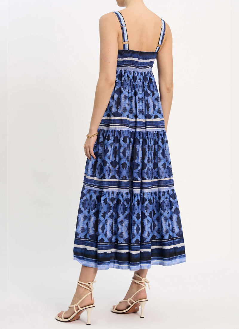 Rebecca Vallance Shiloh Printed Midi Dress