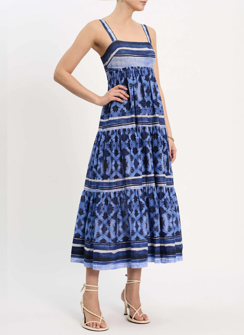 Rebecca Vallance Shiloh Printed Midi Dress