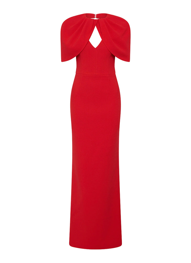  Cameron Cape Sleeve Gown by Rebecca Vallance at Andrews 