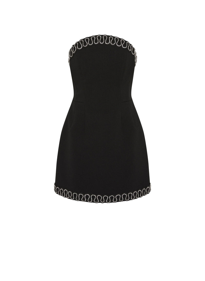  Nyx Strapless Mini Dress by Rebecca Vallance at Andrews 