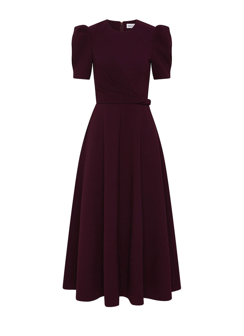 Syrah Short Sleeve Midi Dress