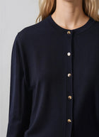 Patrick Assaraf Relaxed Extrafine Merino Cardigan