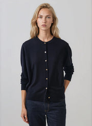 Patrick Assaraf Relaxed Extrafine Merino Cardigan