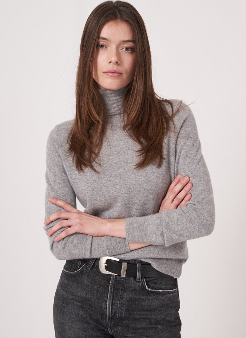 Cashmere Turtleneck Sweater by Repeat Andrews
