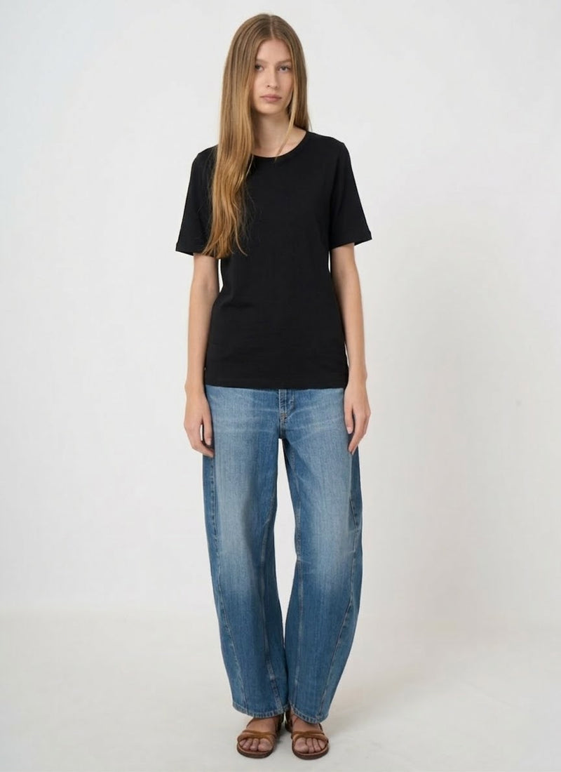 Superfine Cotton Boat-Neck Sweater by REPEAT Cashmere