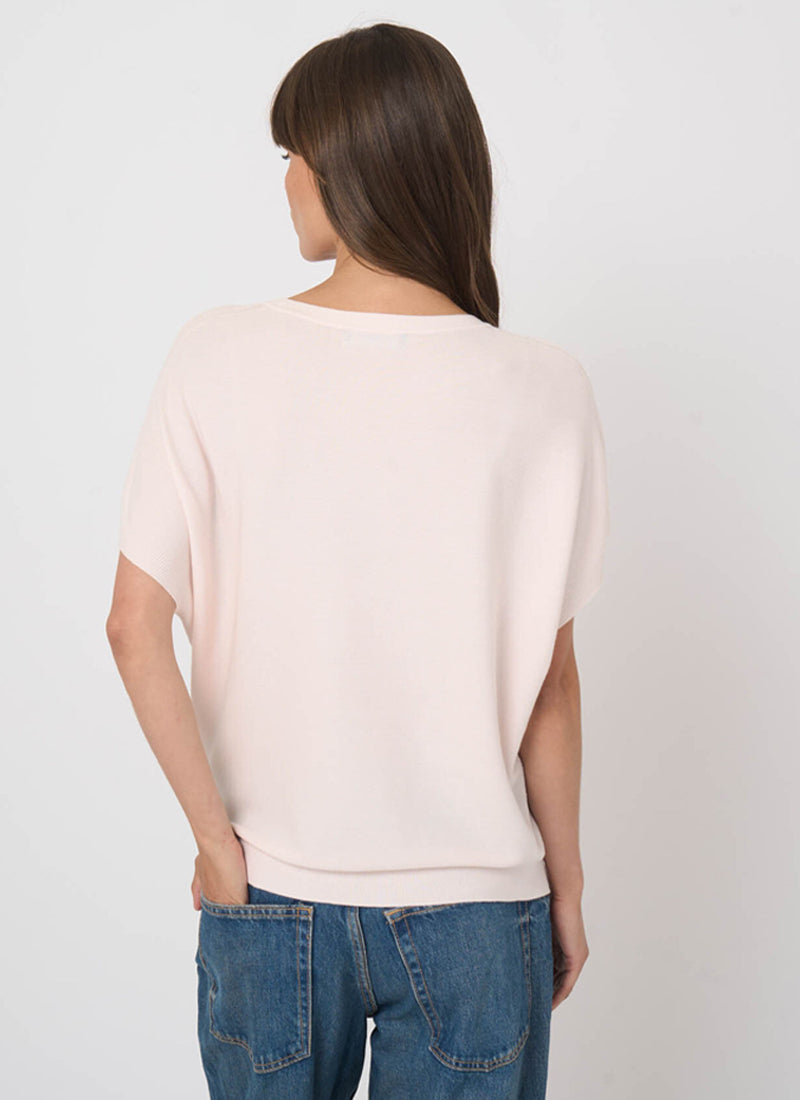 Superfine Cotton Boat-Neck Sweater by REPEAT Cashmere at Andrews