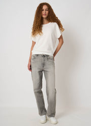 REPEAT Cashmere Superfine Cotton Boat-Neck Sweater