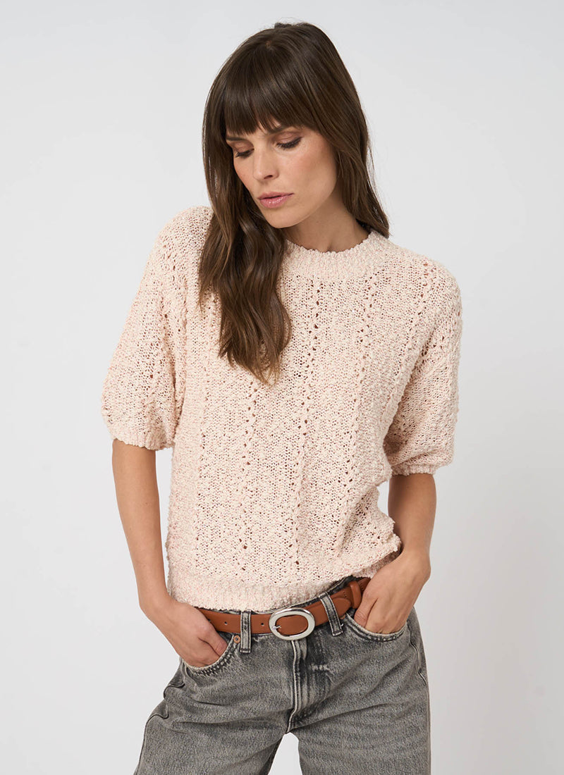 REPEAT Cashmere Textured Italian Cotton-Blend Sweater