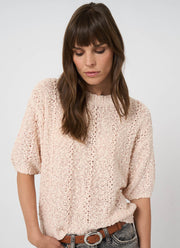 REPEAT Cashmere Textured Italian Cotton-Blend Sweater