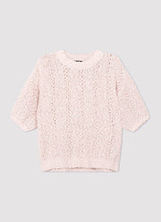 REPEAT Cashmere Textured Italian Cotton-Blend Sweater