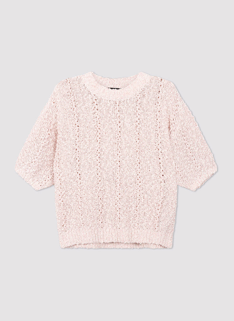 REPEAT Cashmere Textured Italian Cotton-Blend Sweater