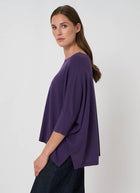 REPEAT Cashmere Oversized Cotton Blend Poncho Sweater