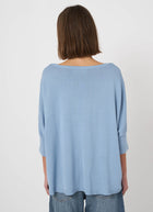 REPEAT Cashmere Oversized Cotton Blend Poncho Sweater